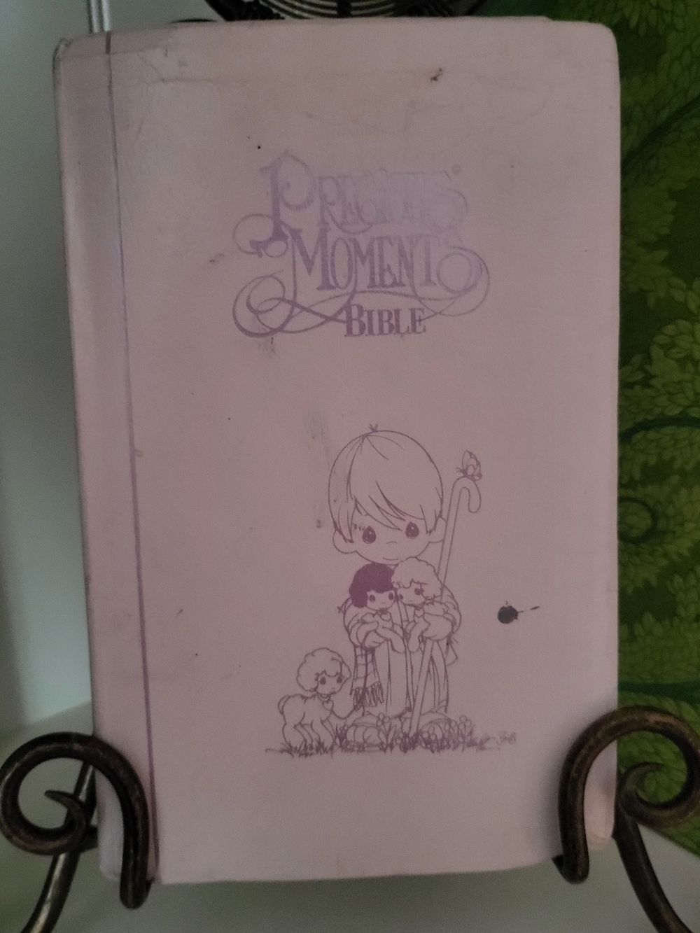 Precious Moments Pink Bible - Illustrated Cover